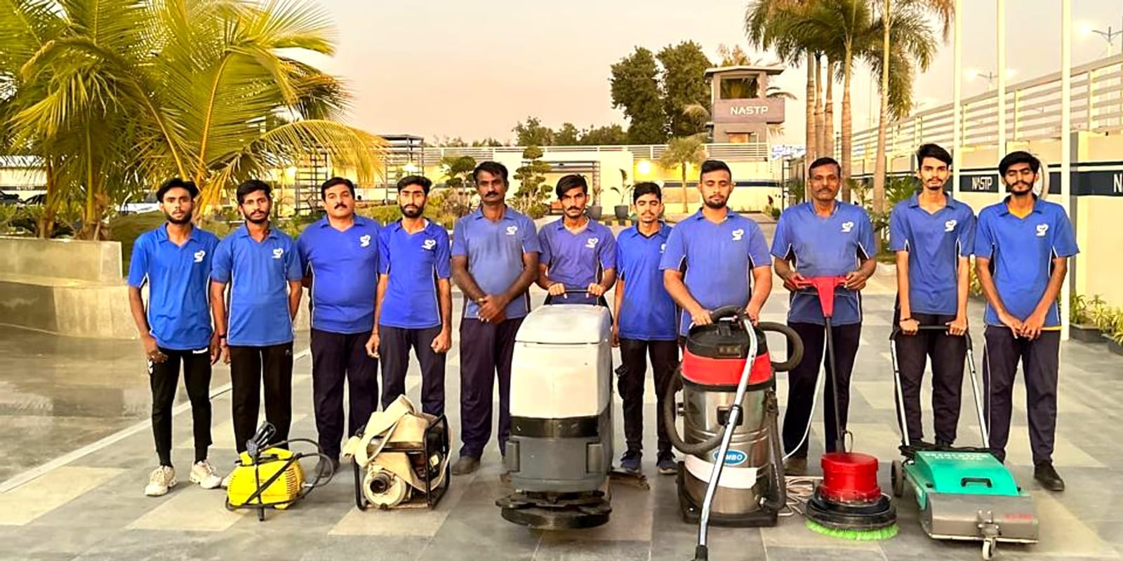 Swift Solution team with full equipment on site